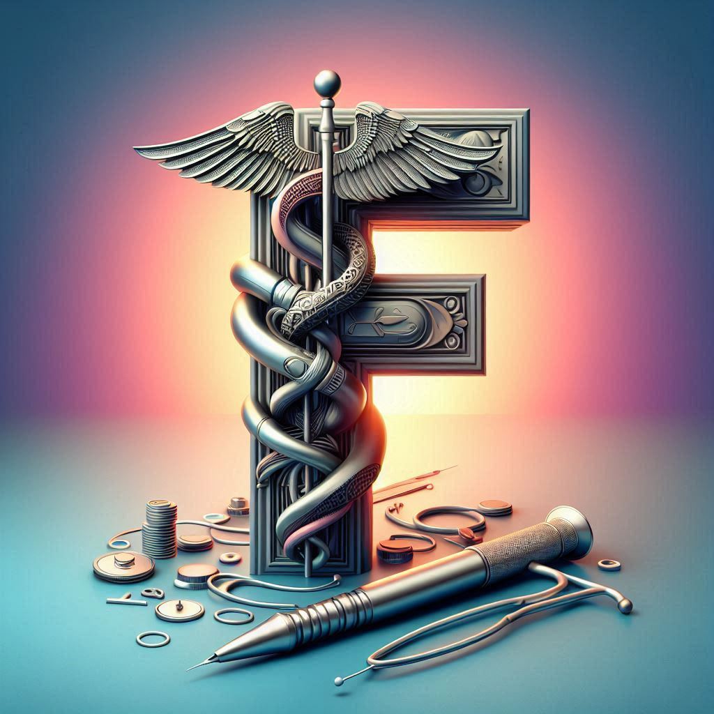 Caduceus — letter F