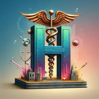 Caduceus — letter H
