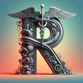 Caduceus — letter R