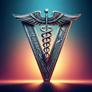 Caduceus — letter V