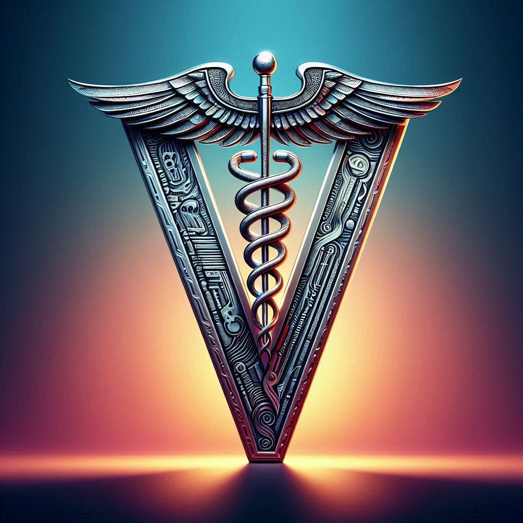 Caduceus — letter V
