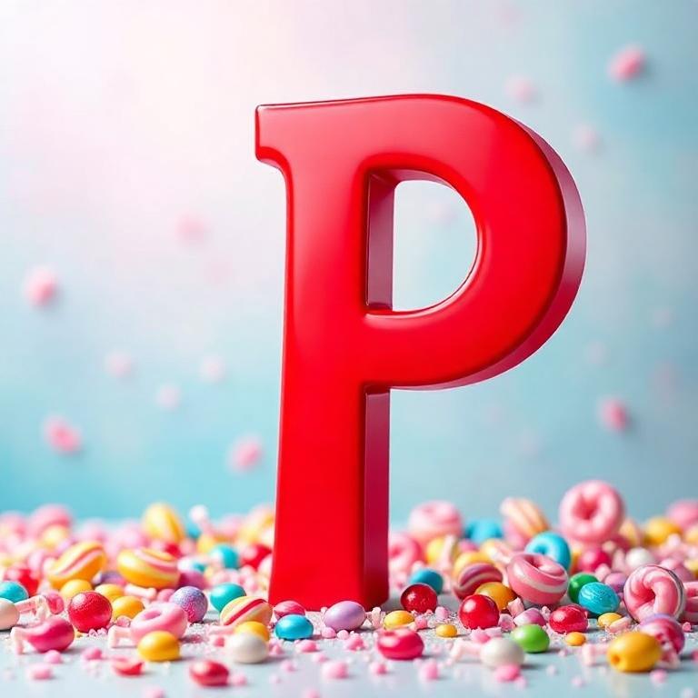 Candies — letter P