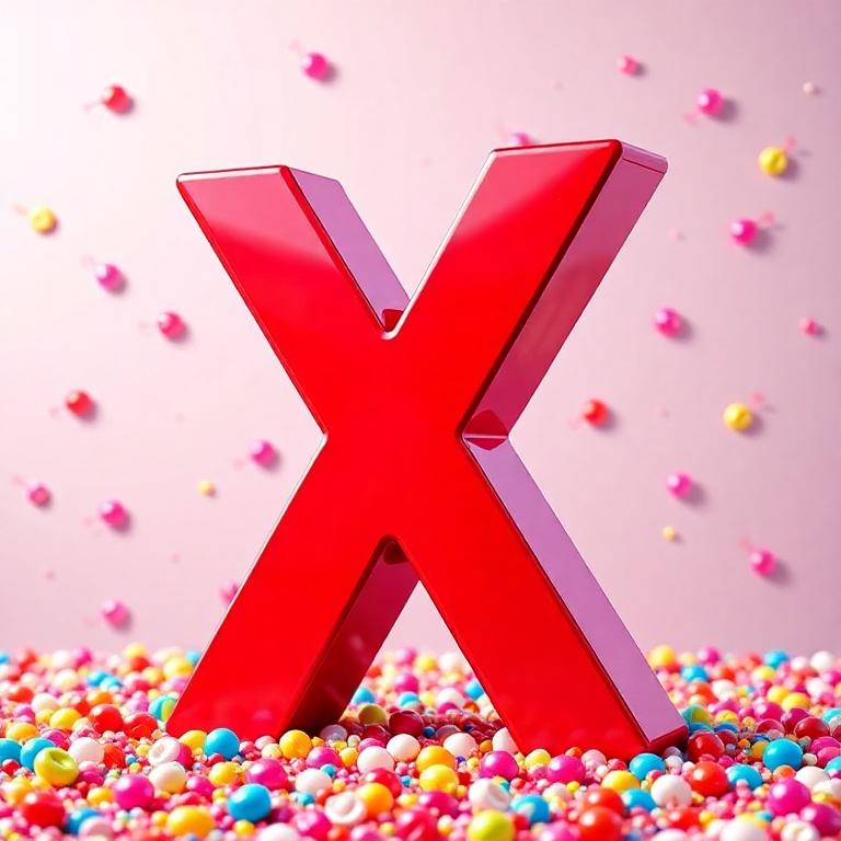 Candies — letter X