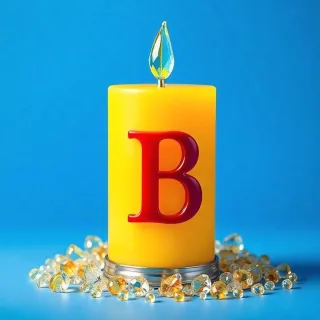 Candles 2 — letter B
