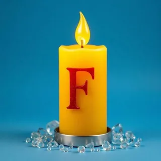 Candles 2 — letter F
