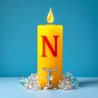 Candles 2 — letter N