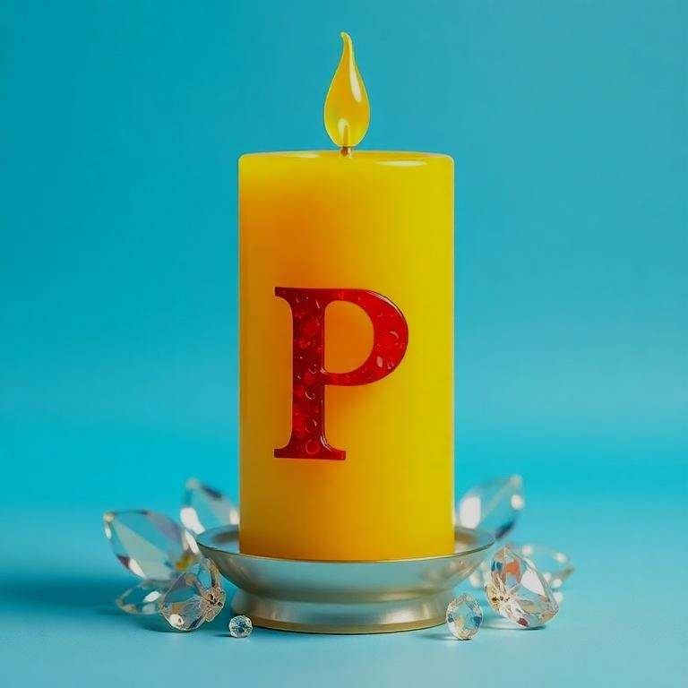 Candles 2 — letter P