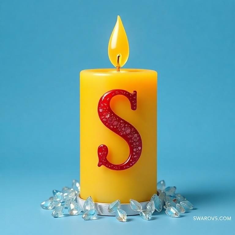 Candles 2 — letter S