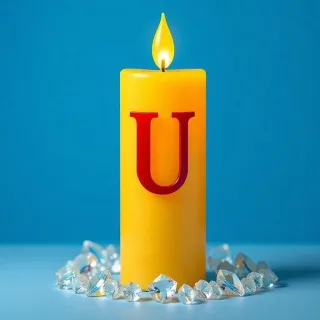 Candles 2 — letter U