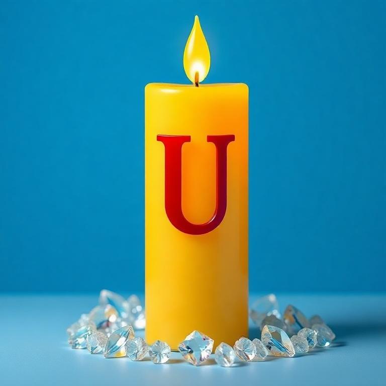Candles 2 — letter U