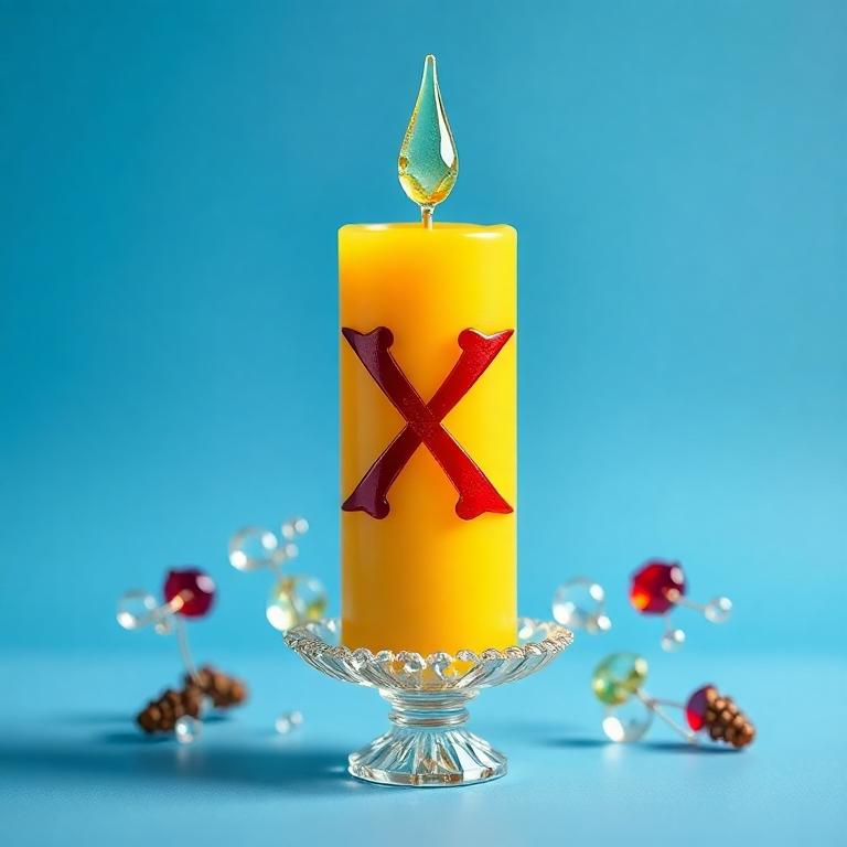 Candles 2 — letter X