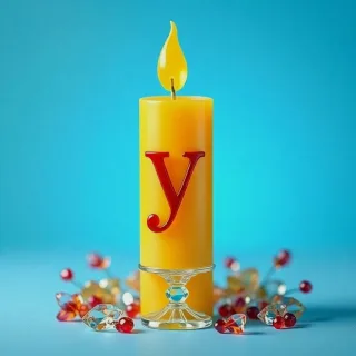 Candles 2 — letter Y