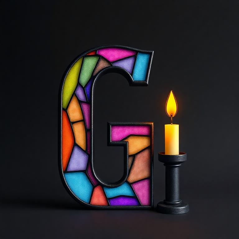 Candles — letter G