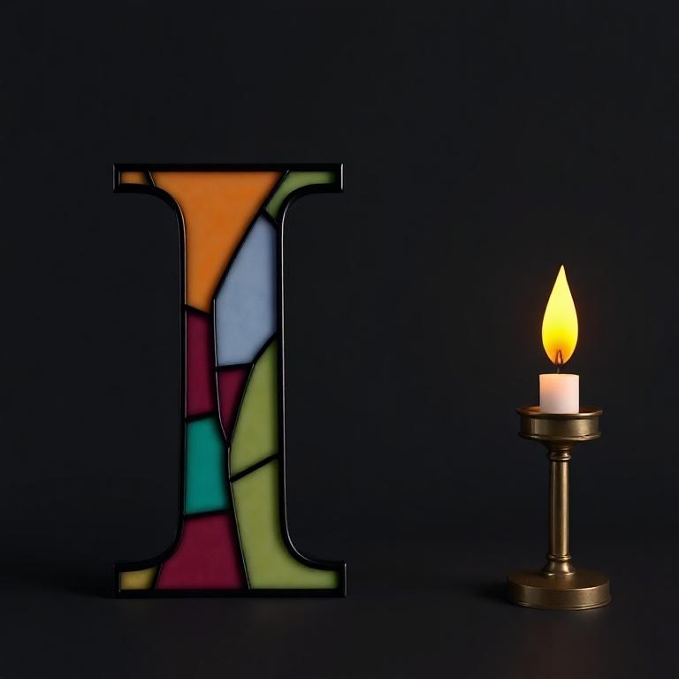 Candles — letter I