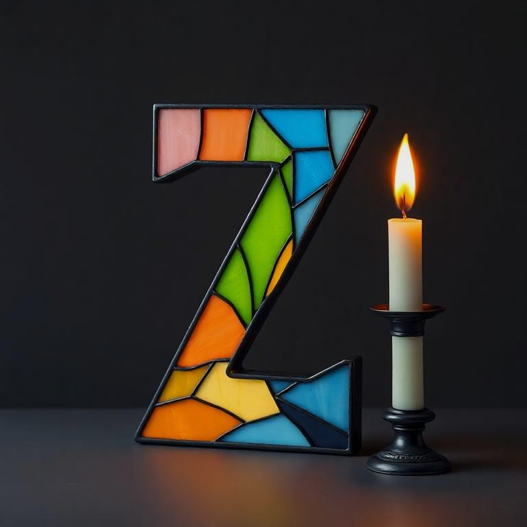 Candles — letter Z