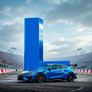 Car sport — letter L