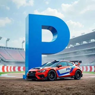 Car sport — letter P