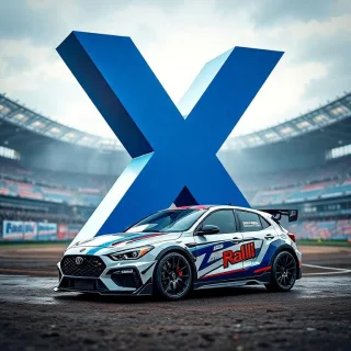 Car sport — letter X
