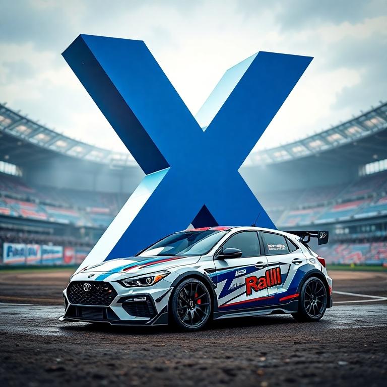 Car sport — letter X