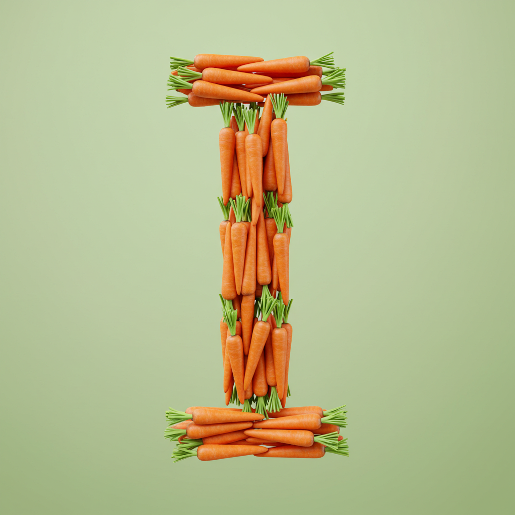 Carrots — letter I (variant 2)