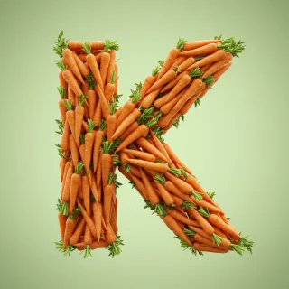 Carrots — letter K