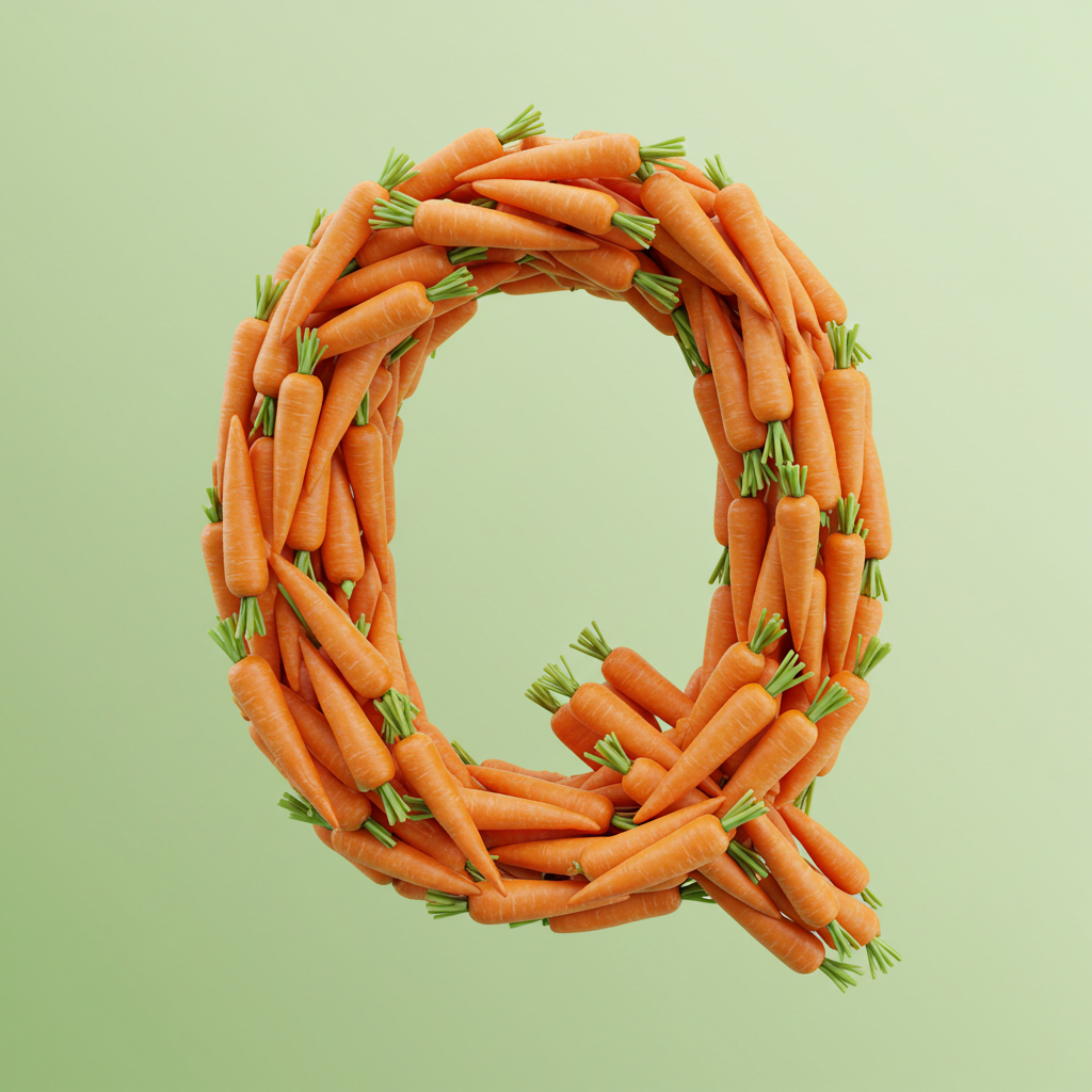 Carrots — letter Q