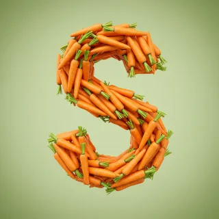 Carrots — letter S (variant 2)