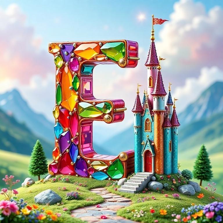 Castle — letter E