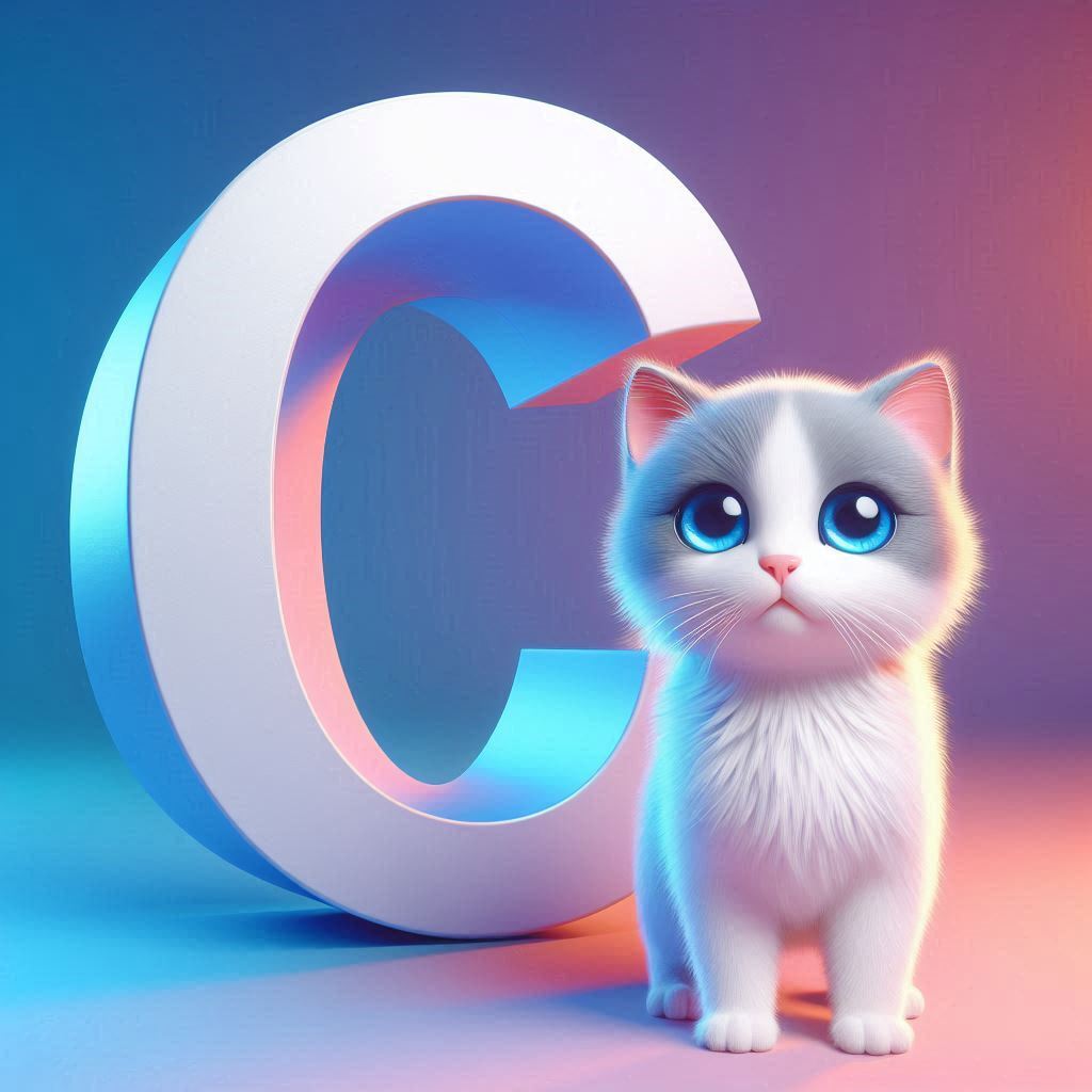 Cats 2 — letter C (variant 2)