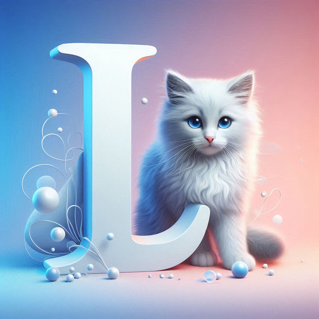 Cats 2 — letter L (variant 2)