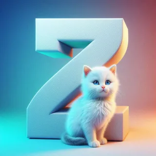 Cats 2 — letter Z (variant 2)