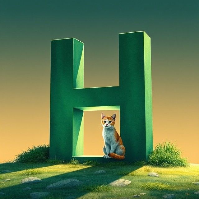 Cats 3 — letter H