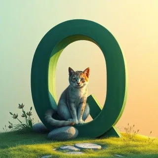 Cats 3 — letter Q