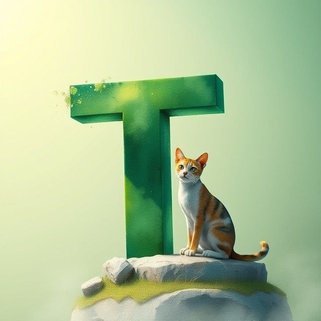 Cats 3 — letter T