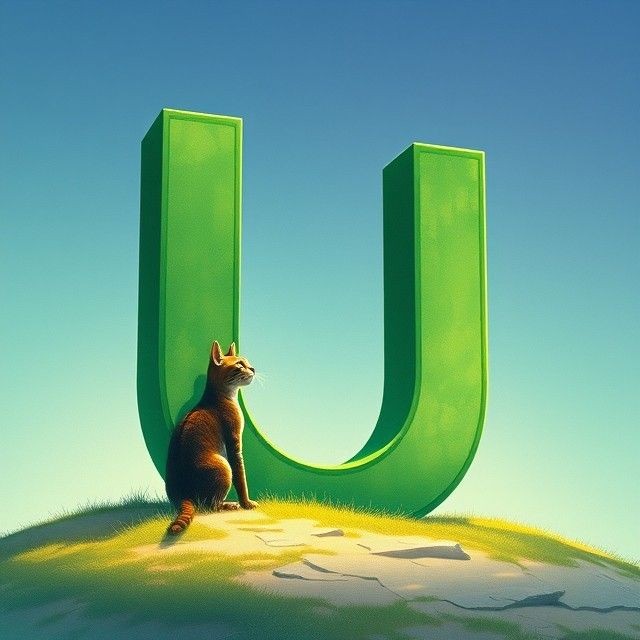 Cats 3 — letter U