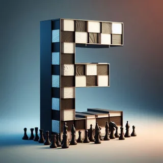 Chess — letter E