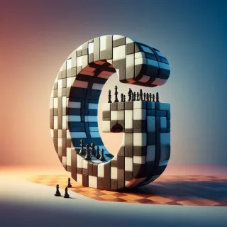 Chess — letter G (variant 2)