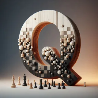 Chess — letter Q