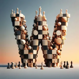 Chess — letter W