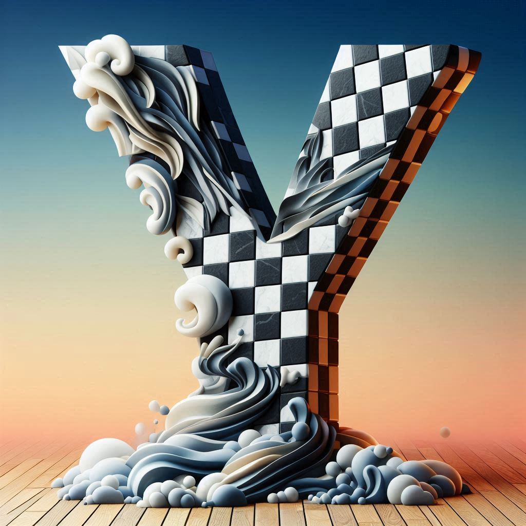 Chess — letter Y (variant 2)