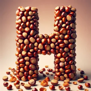 Chestnut — letter H