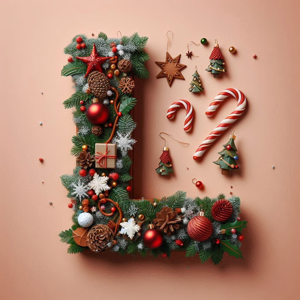 Christmas 2 — letter L (variant 2)