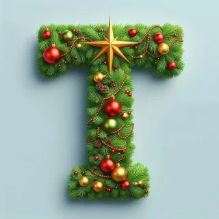 Christmas 2 — letter T