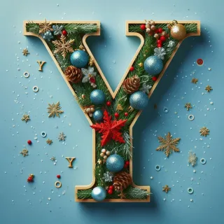 Christmas 2 — letter Y