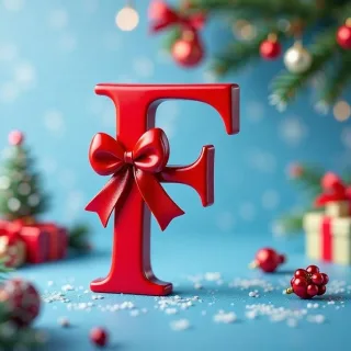 Christmas 3 — letter F