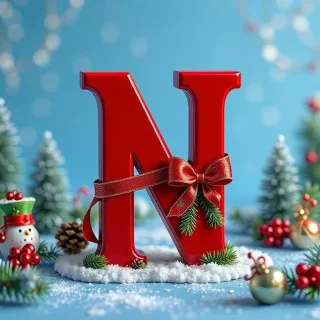 Christmas 3 — letter N