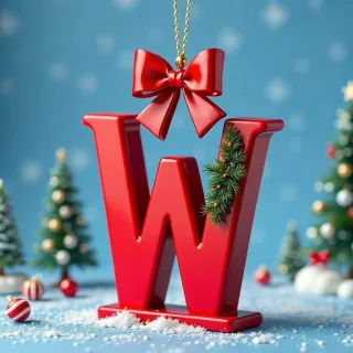 Christmas 3 — letter W