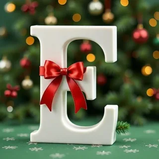 Christmas 4 — letter E