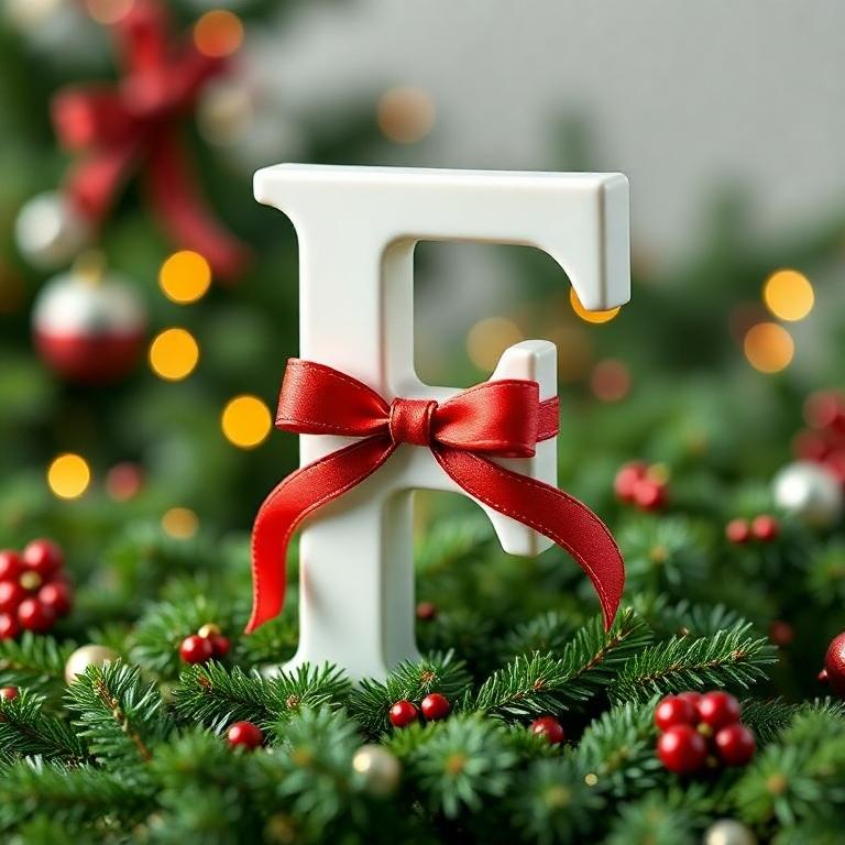 Christmas 4 — letter F