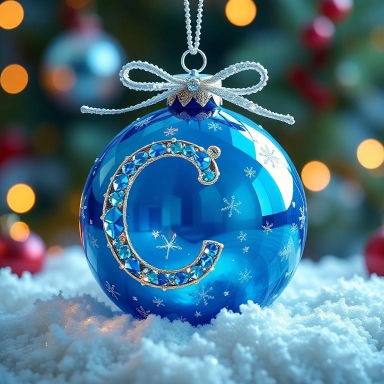 Christmas balls 3 — letter C